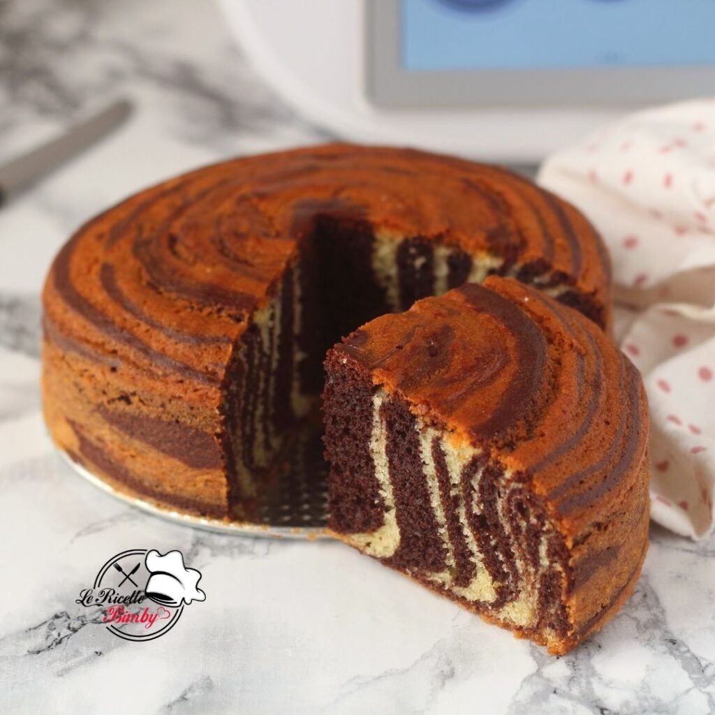 TORTA ZEBRATA BIMBY SENZA LATTE