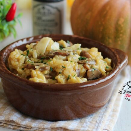 RISOTTO AI FUNGHI E ZUCCA BIMBY