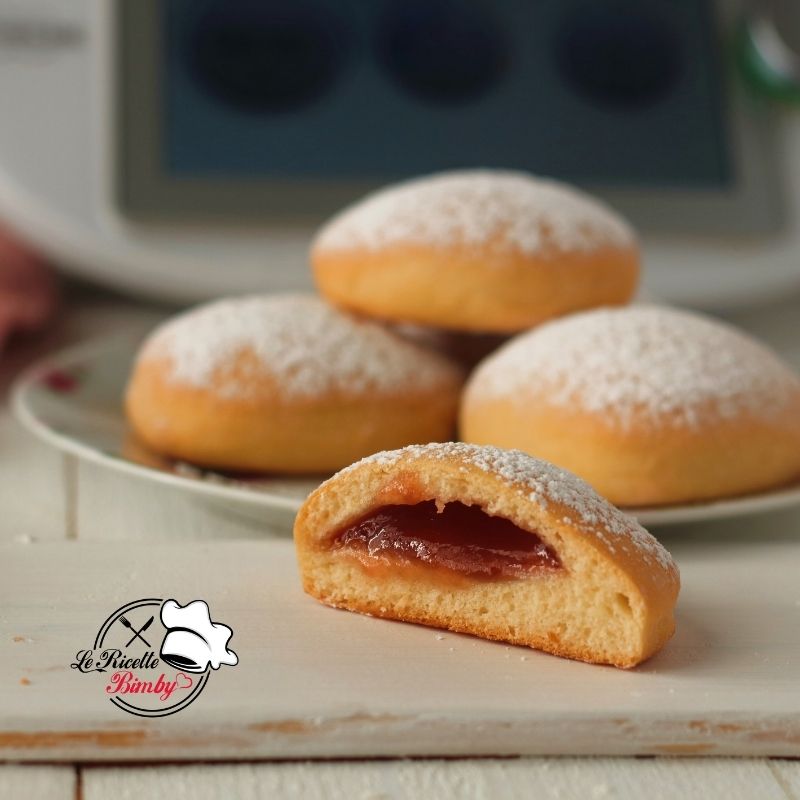 BOMBOLONI AL FORNO RIPIENI RICETTA BIMBY