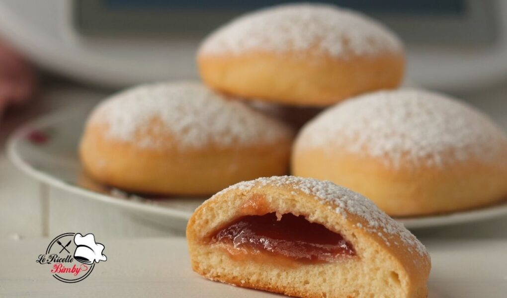 BOMBOLONI AL FORNO RIPIENI RICETTA BIMBY