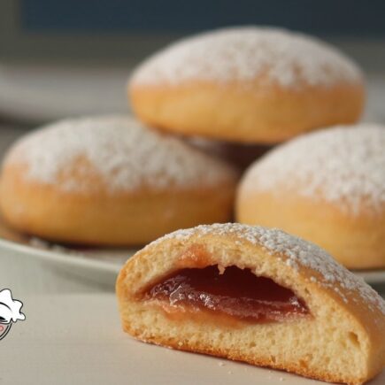 BOMBOLONI AL FORNO RIPIENI RICETTA BIMBY