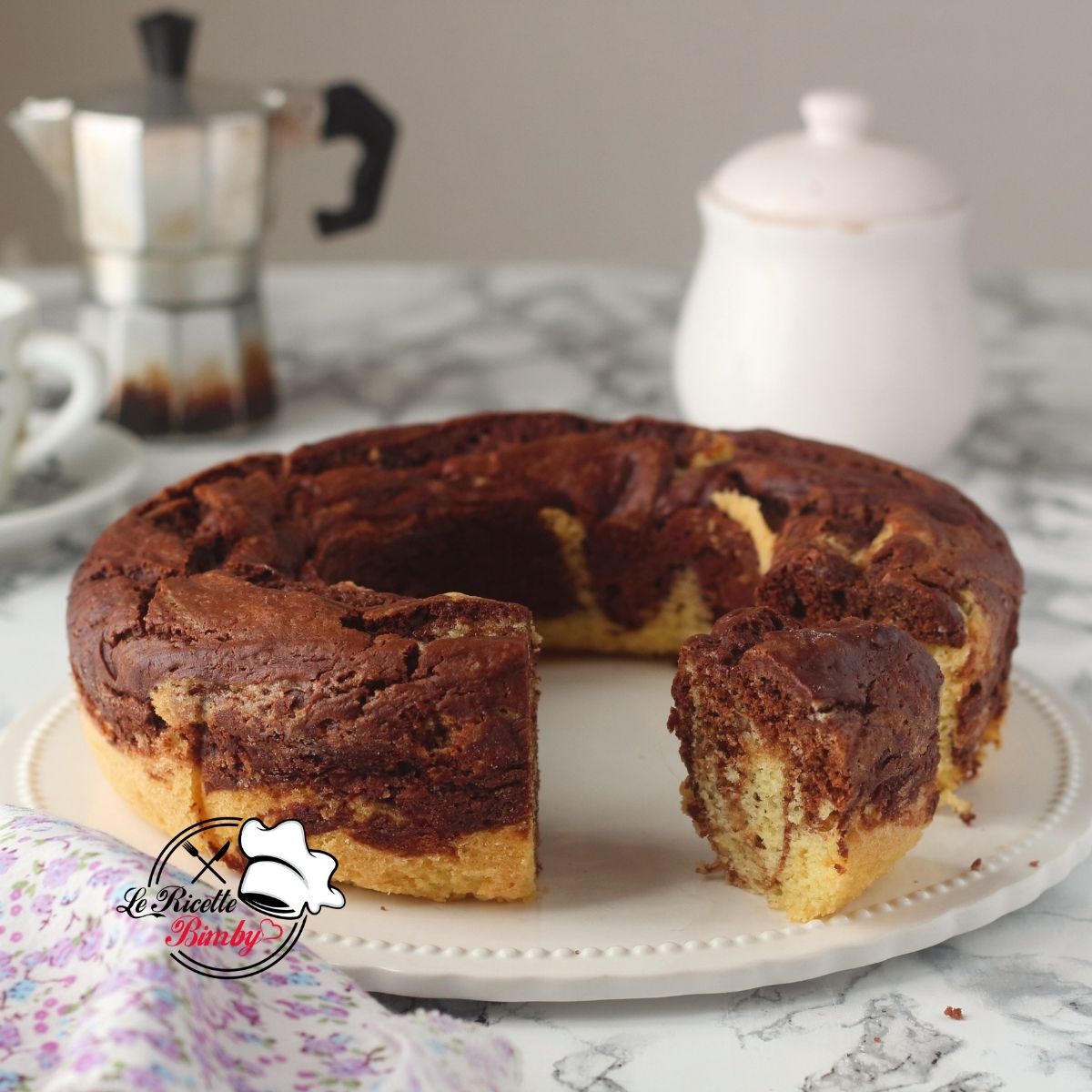 CIAMBELLA AL CAFFE' E CIOCCOLATO RICETTA BIMBY