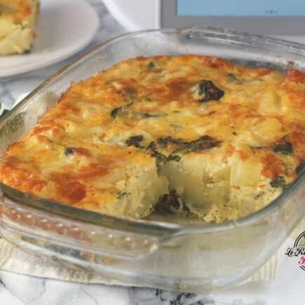 FRITTATA DI PATATE E SPINACI BIMBY