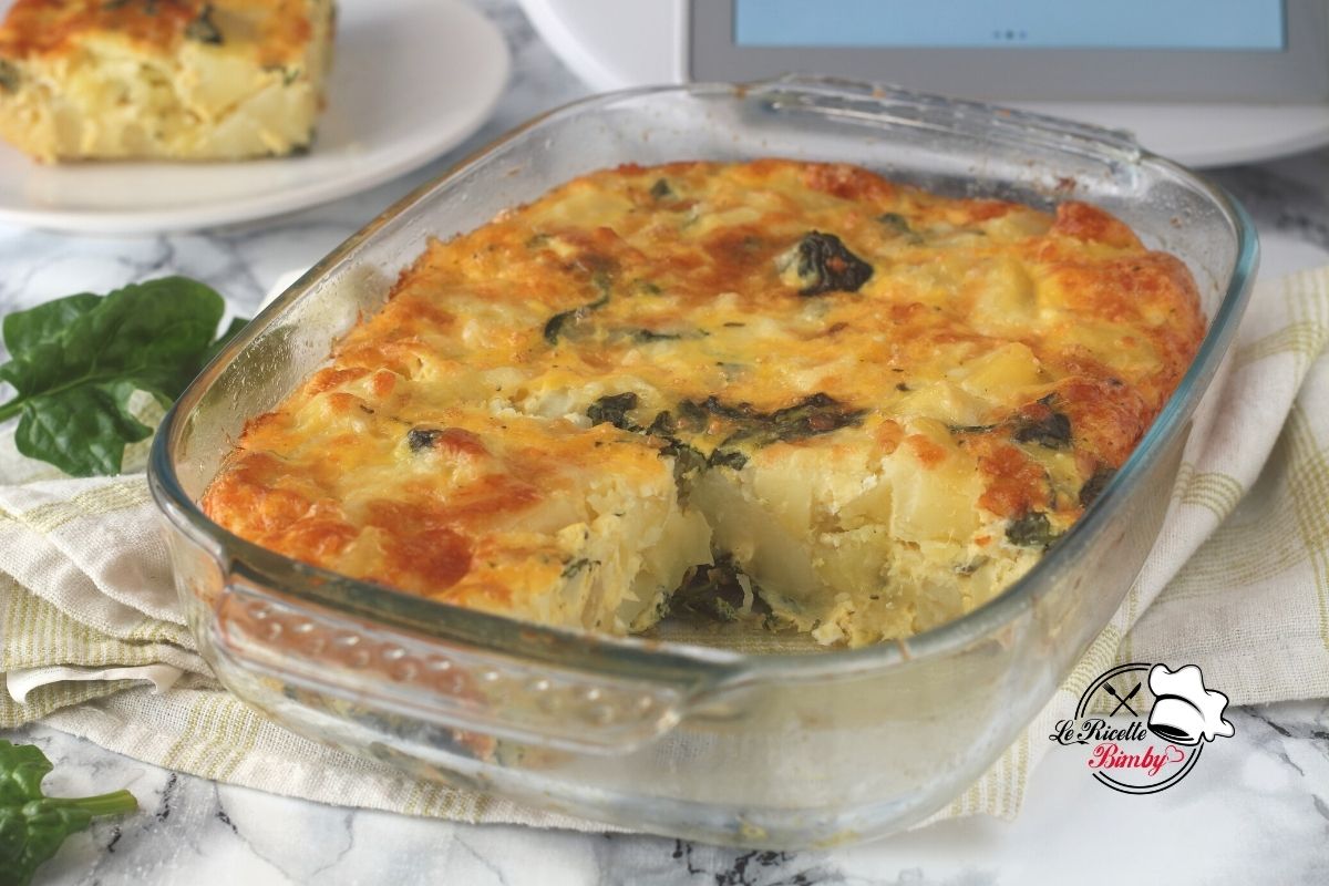 FRITTATA DI PATATE E SPINACI BIMBY