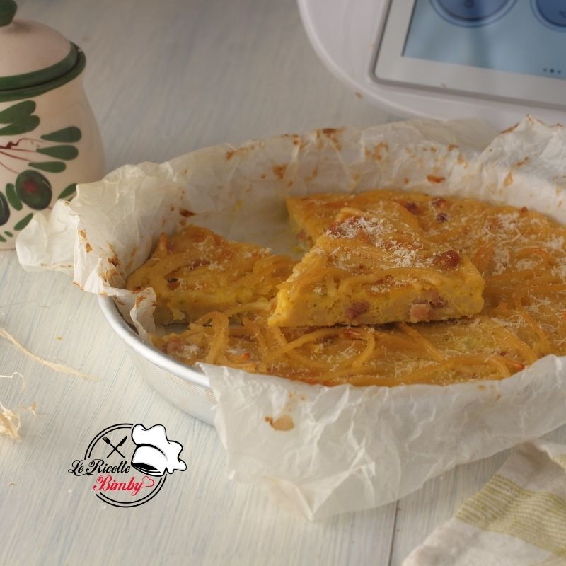 FRITTATA DI SPAGHETTI BIMBY RICETTA FACILE