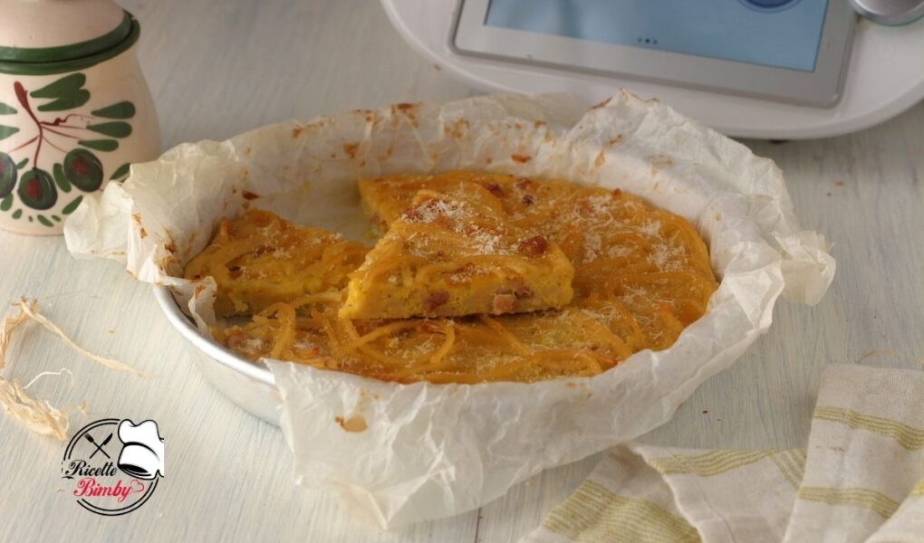FRITTATA DI SPAGHETTI BIMBY RICETTA FACILE