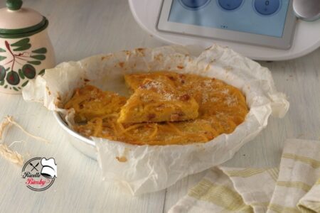 FRITTATA DI SPAGHETTI BIMBY RICETTA FACILE