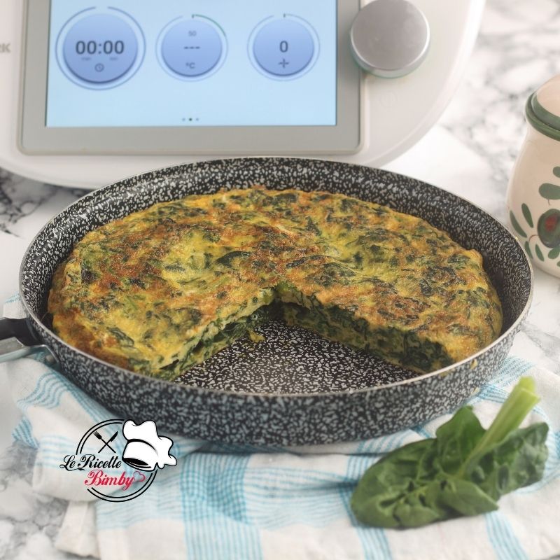 FRITTATA DI SPINACI BIMBY FACILE E VELOCE