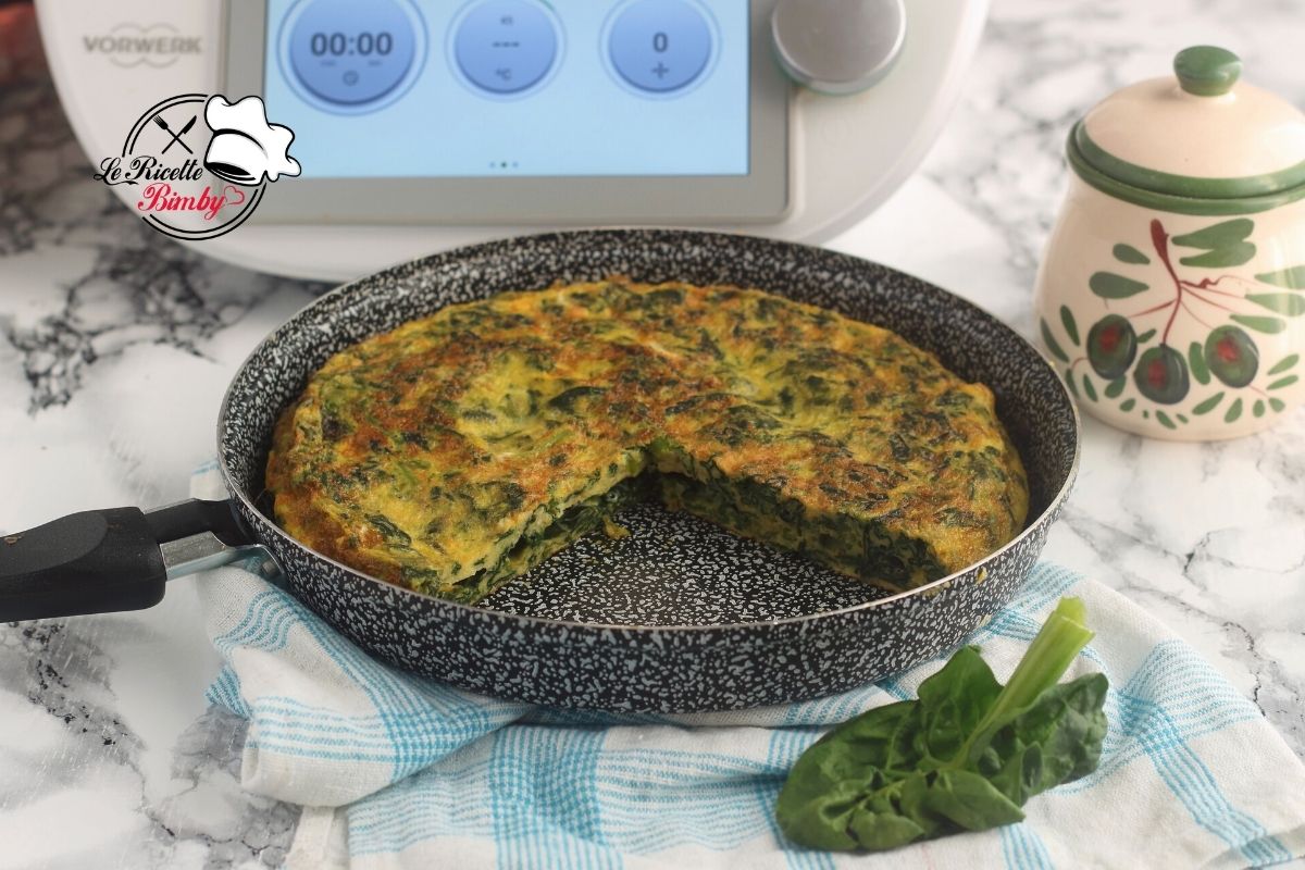 FRITTATA DI SPINACI BIMBY FACILE E VELOCE