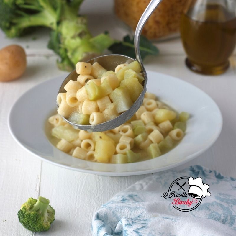 PASTA CON PATATE E BROCCOLI BIMBY ZERO SPRECO