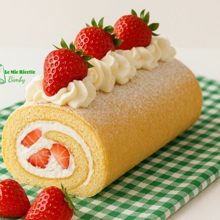 ROTOLO PANNA E FRAGOLE BIMBY