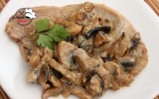 SCALOPPINE AI FUNGHI BIMBY CREMOSE