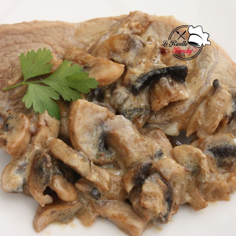 SCALOPPINE AI FUNGHI BIMBY CREMOSE