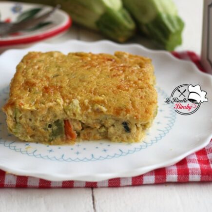 SFORMATO DI ZUCCHINE E POMODORINI BIMBY