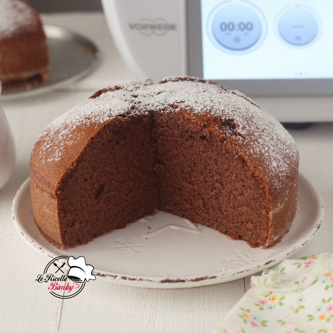TORTA DI ALBUMI AL CIOCCOLATO BIMBY