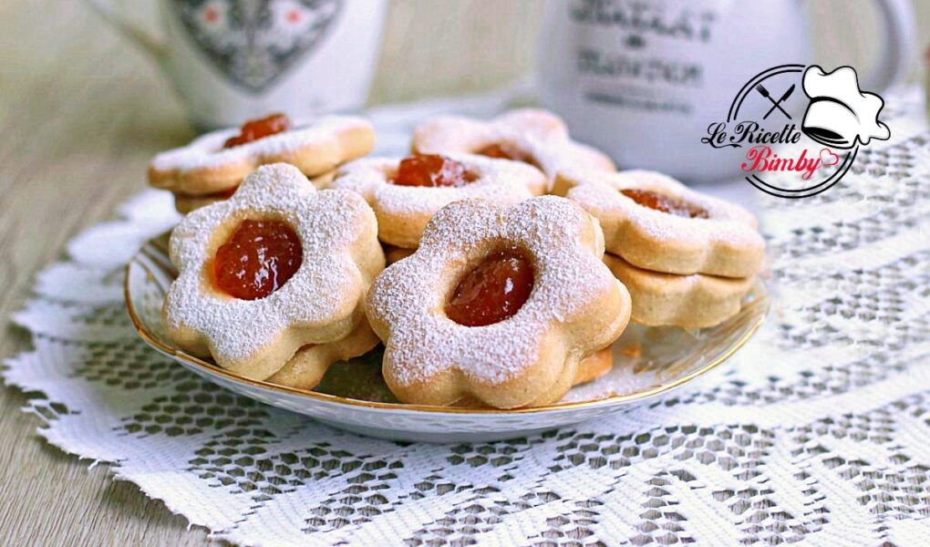 BISCOTTI AL BURRO CON MARMELLATA BIMBY