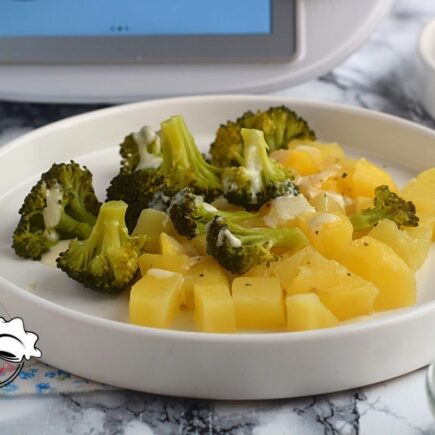 BROCCOLI E PATATE AL VAROMA BIMBY