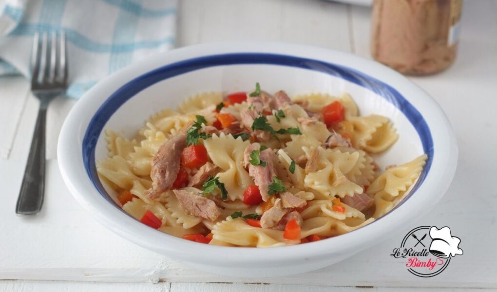 FARFALLE AL TONNO E PEPERONI BIMBY