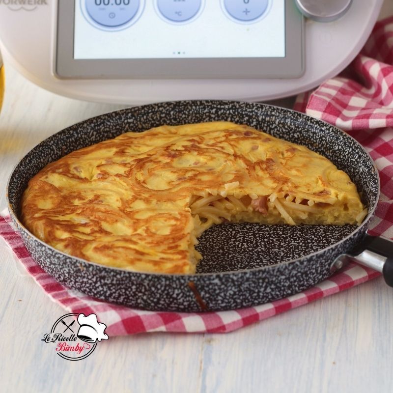 FRITTATA DI SPAGHETTI ALLA NAPOLETANA BIMBY