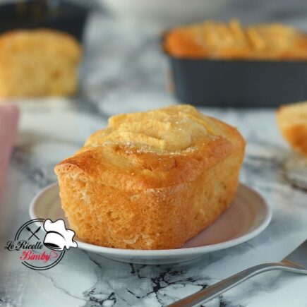 MINI PLUMCAKE ALLE MELE BIMBY morbidissimi profumati e leggeri da preparare per una merenda sana e genuina