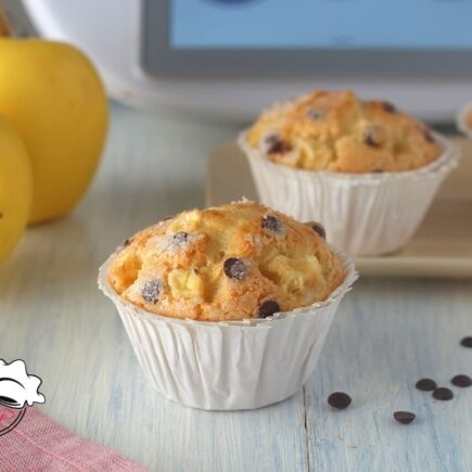 MUFFIN ALLE MELE CON GOCCE DI CIOCCOLATO BIMBY