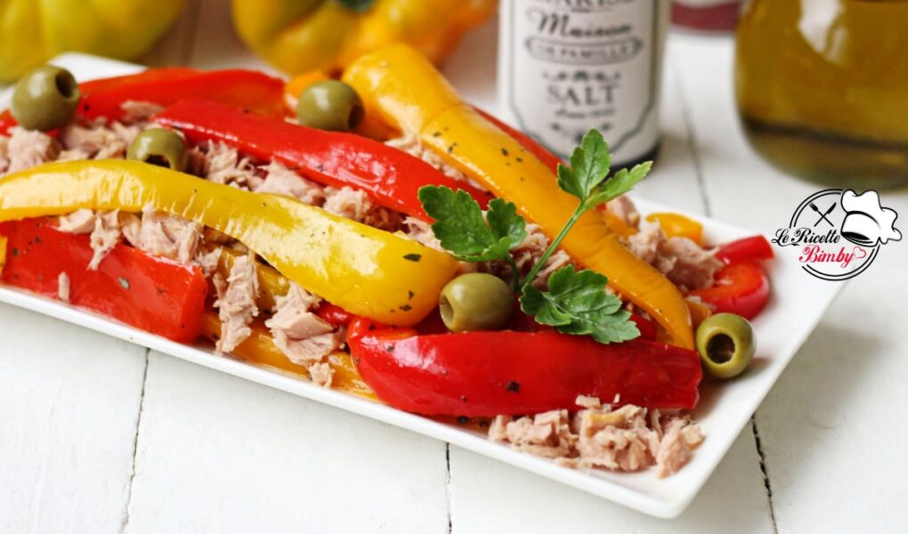 PEPERONI IN AGRODOLCE CON TONNO