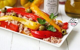 PEPERONI IN AGRODOLCE CON TONNO
