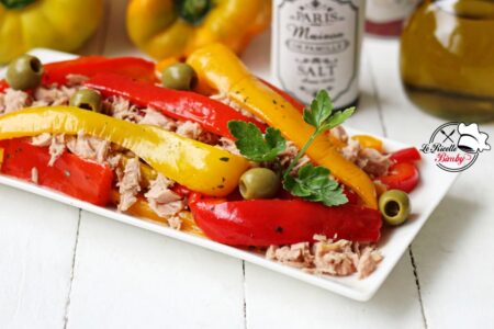 PEPERONI IN AGRODOLCE CON TONNO