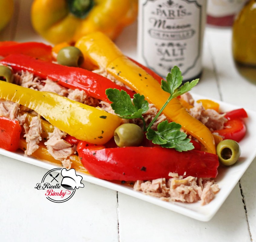 PEPERONI IN AGRODOLCE CON TONNO