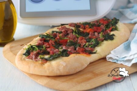 PIZZA CON SALSICCIA E FRIARIELLI BIMBY