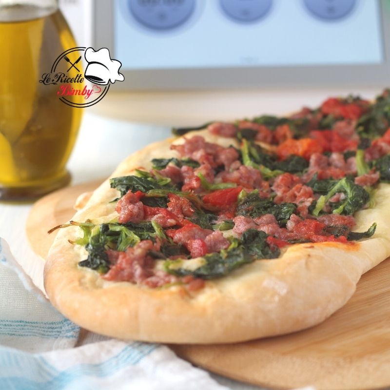 PIZZA CON SALSICCIA E FRIARIELLI BIMBY