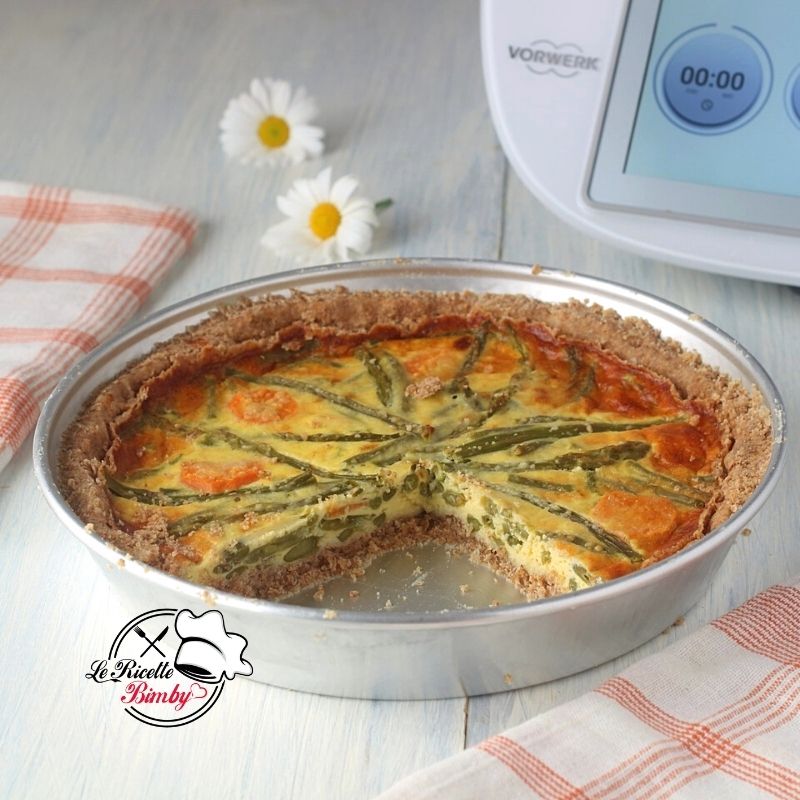 QUICHE AGLI ASPARAGI E VERDURE BIMBY