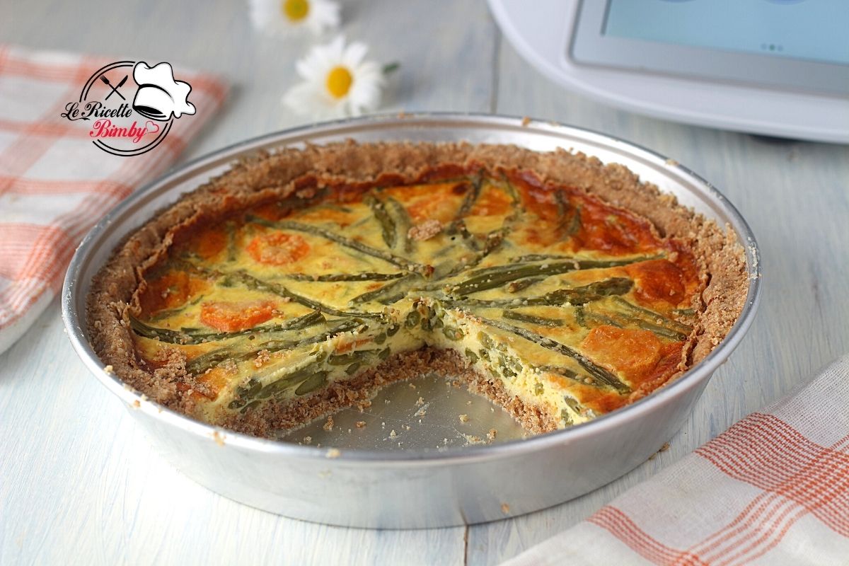 QUICHE AGLI ASPARAGI E VERDURE BIMBY