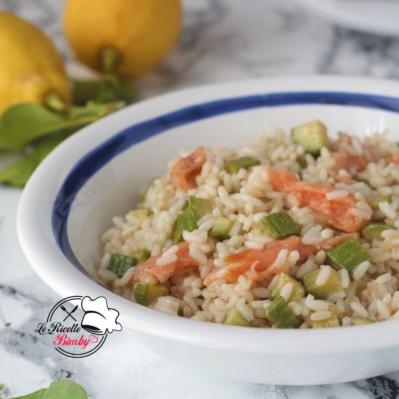 RISO FREDDO CON SALMONE E ZUCCHINE RICETTA BIMBY
