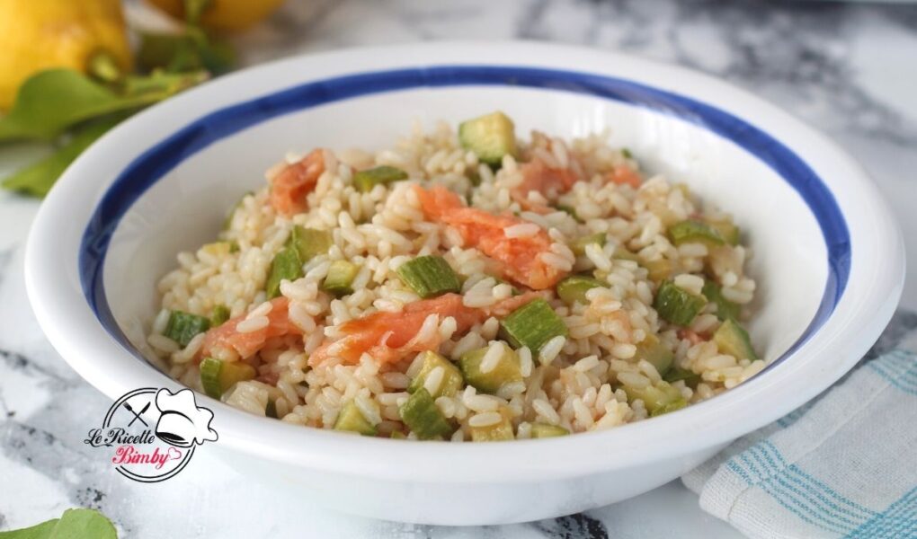 RISO FREDDO CON SALMONE E ZUCCHINE RICETTA BIMBY