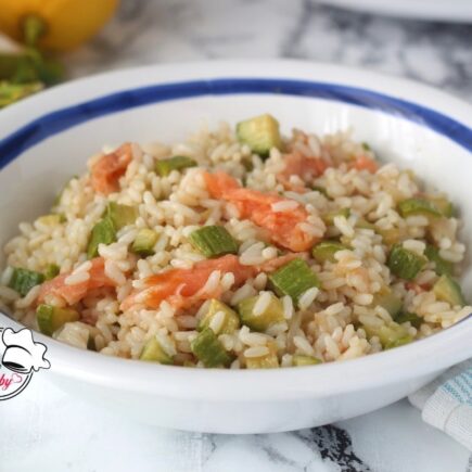 RISO FREDDO CON SALMONE E ZUCCHINE RICETTA BIMBY