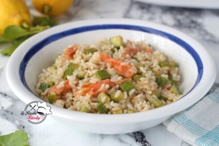RISO FREDDO CON SALMONE E ZUCCHINE RICETTA BIMBY