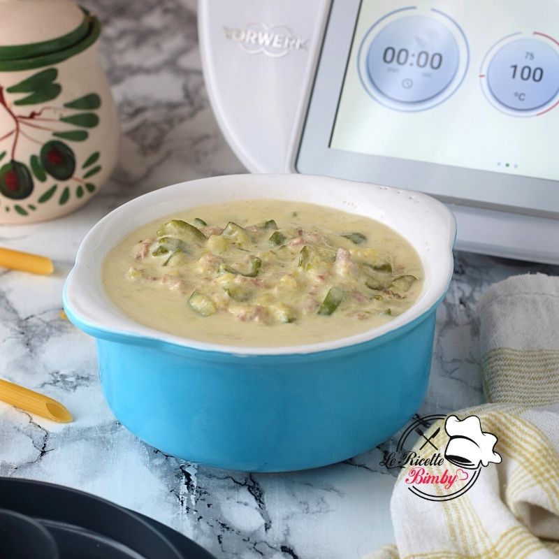 SUGO DI ZUCCHINE E SPECK BIANCO BIMBY
