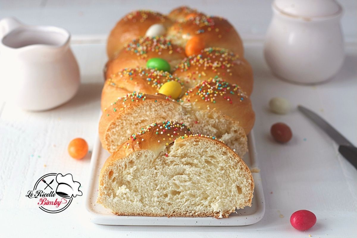 TRECCIA DI PASQUA DOLCE RICETTA BIMBY