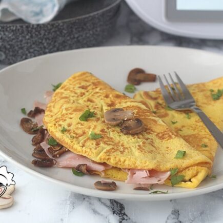 OMELETTE PROSCIUTTO E FUNGHI SENZA LATTOSIO