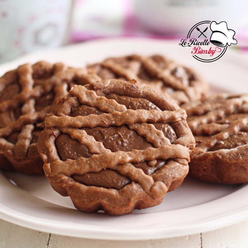 CROSTATINE AL CACAO E NUTELLA BIMBY