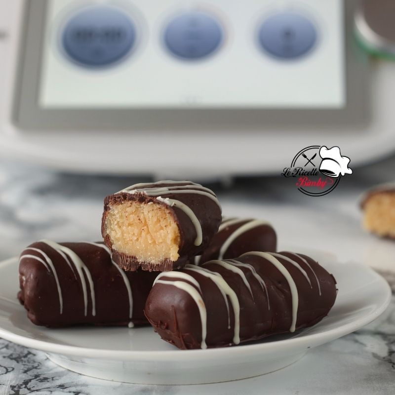 DOLCETTI AL COCCO E CIOCCOLATO TIPO BOUNTY BIMBY