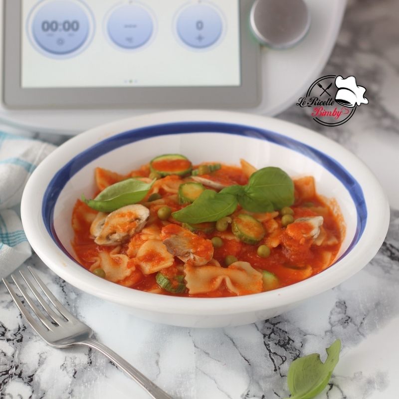 PASTA AL POMODORO E VERDURE BIMBY 
