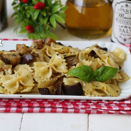 PASTA ALLE MELANZANE IN BIANCO BIMBY