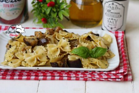 PASTA ALLE MELANZANE IN BIANCO BIMBY