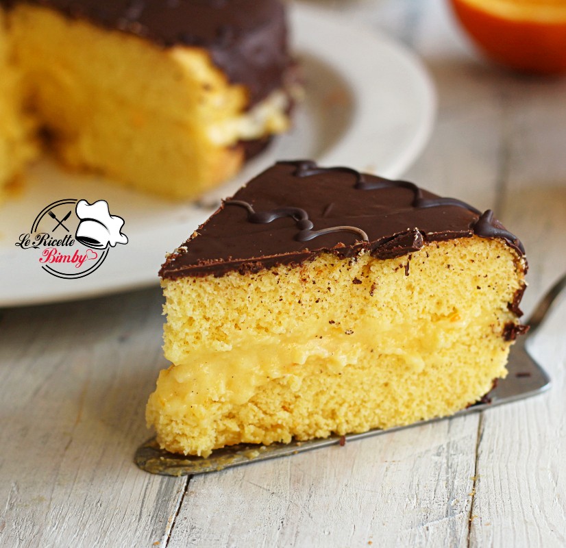 TORTA AL CIOCCOLATO E CREMA BIMBY