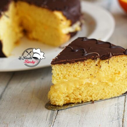 TORTA AL CIOCCOLATO E CREMA BIMBY