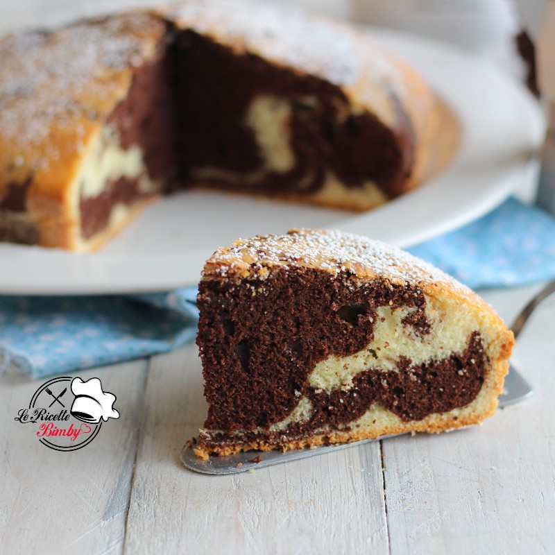 TORTA ALLO YOGURT BICOLORE