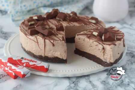 TORTA FREDDA CON BARRETTE KINDER RICETTA
