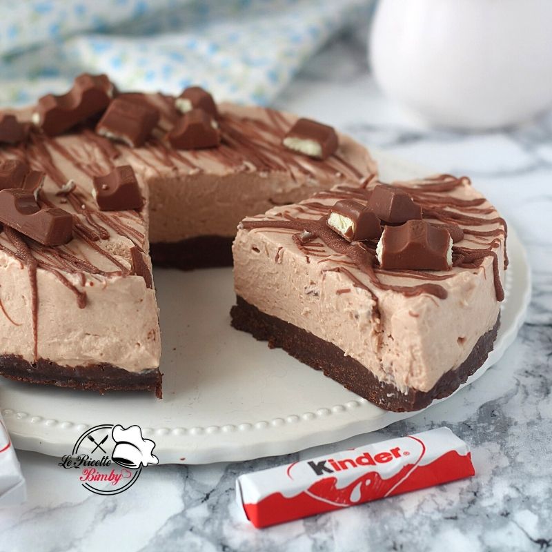TORTA FREDDA CON BARRETTE KINDER RICETTA